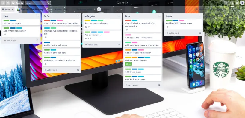servermonitoring-trello